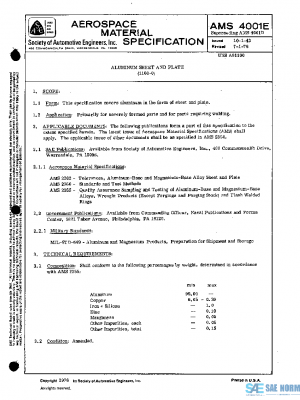 SAE AMS4001E PDF