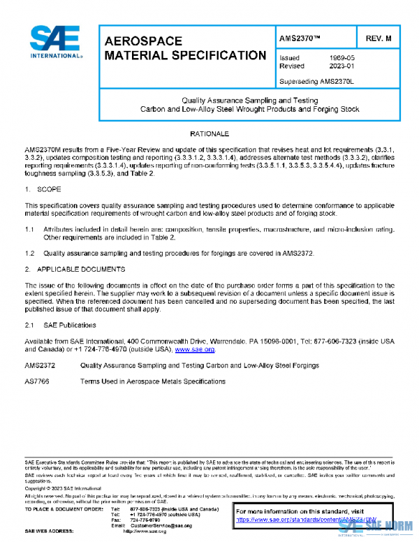 SAE AMS2370M PDF