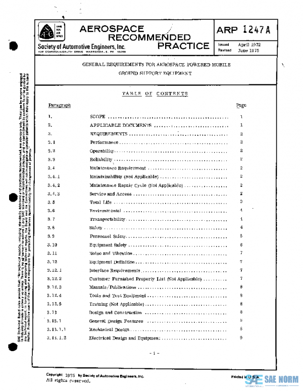 SAE ARP1247A PDF