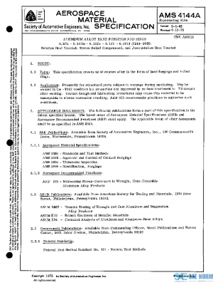 SAE AMS4144A PDF