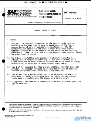 SAE ARP4001 PDF