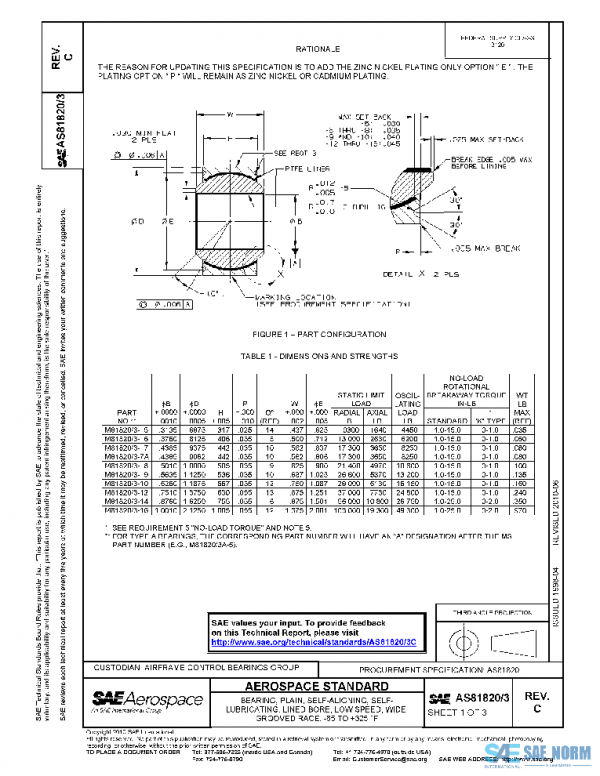 SAE AS81820/3C PDF SAE AS81820/3C PDF