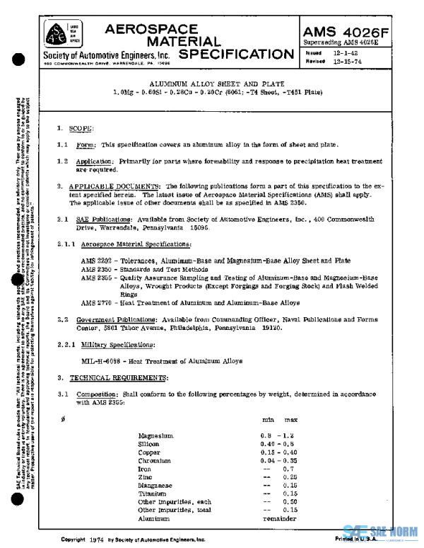 SAE AMS4026F PDF