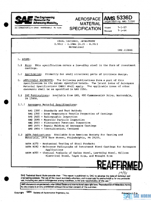 SAE AMS5336D PDF