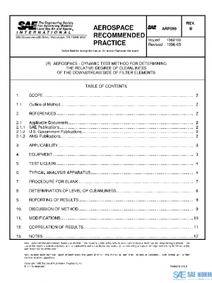 SAE ARP599B PDF