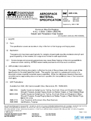 SAE AMS4130L PDF
