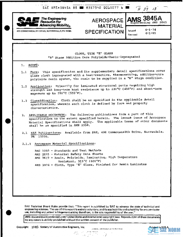 SAE AMS3845A PDF SAE AMS3845A PDF