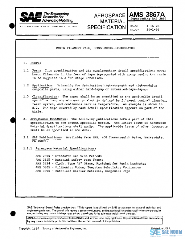 SAE AMS3867A PDF