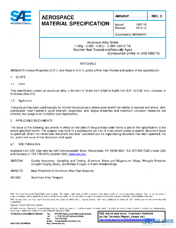 SAE AMS4347D PDF