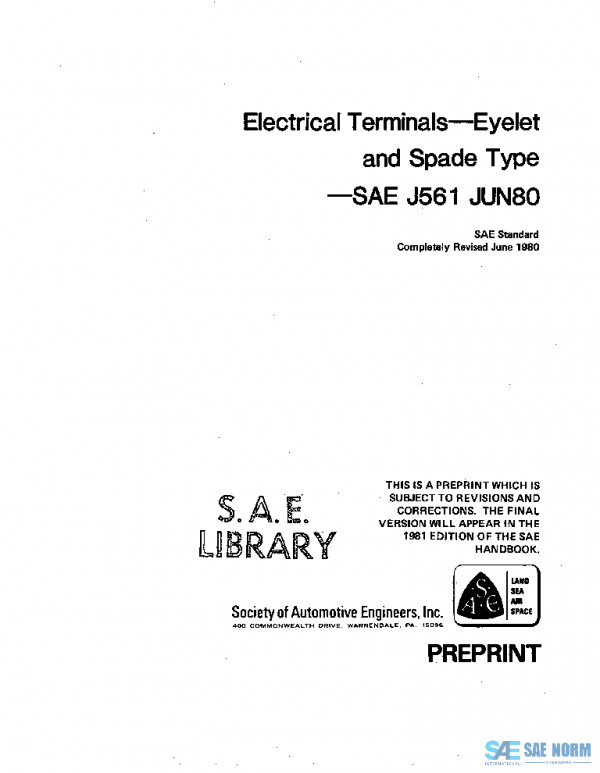 SAE J561_198006 PDF SAE J561_198006 PDF
