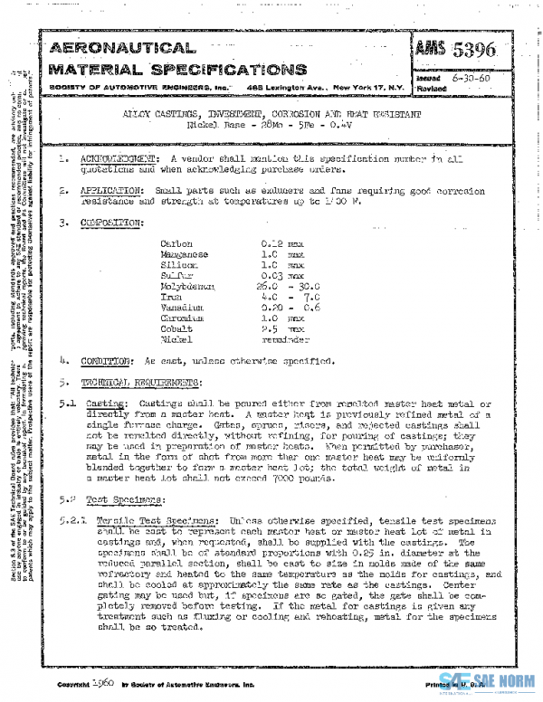 SAE AMS5396 PDF