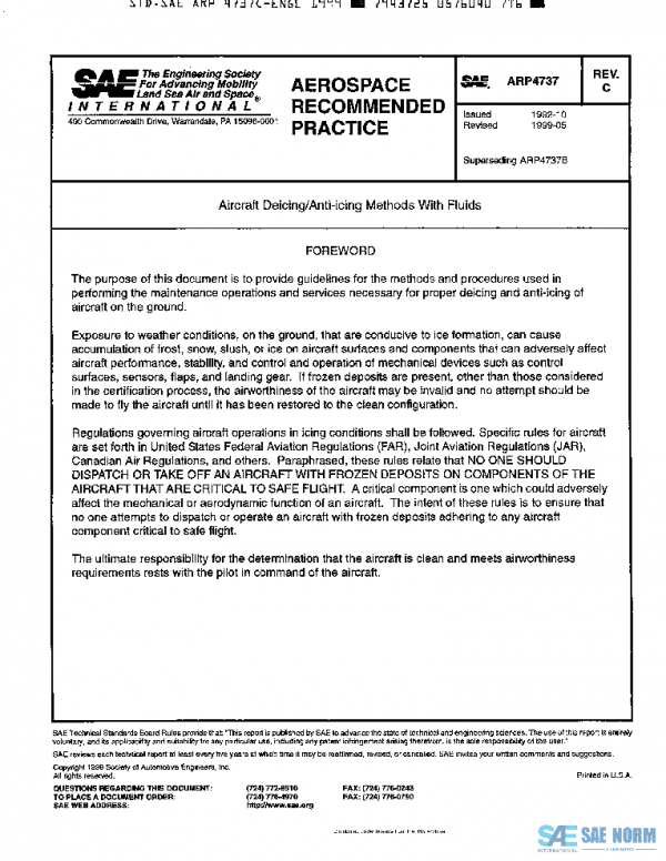 SAE ARP4737C PDF