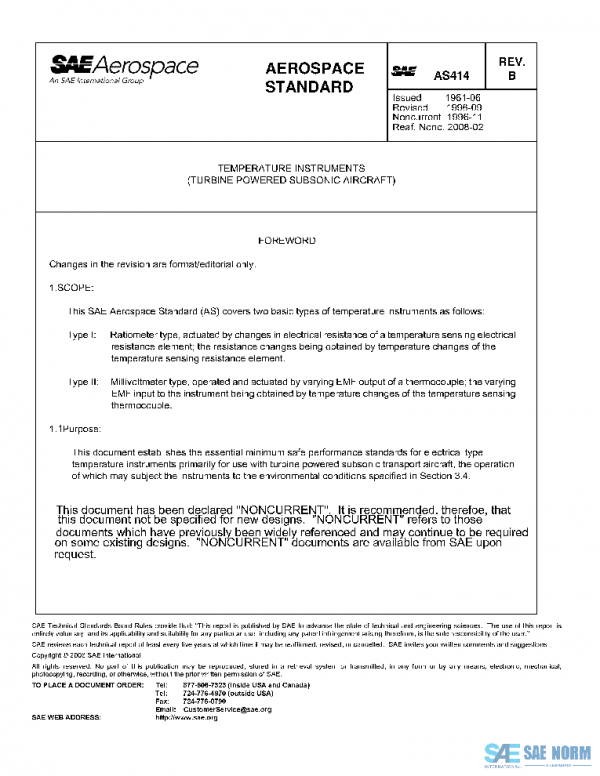SAE AS414B PDF SAE AS414B PDF