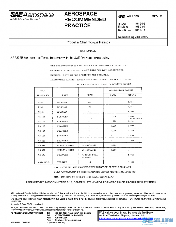 SAE ARP373B PDF