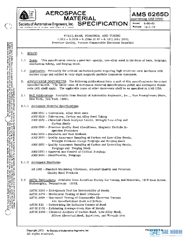 SAE AMS6265D PDF