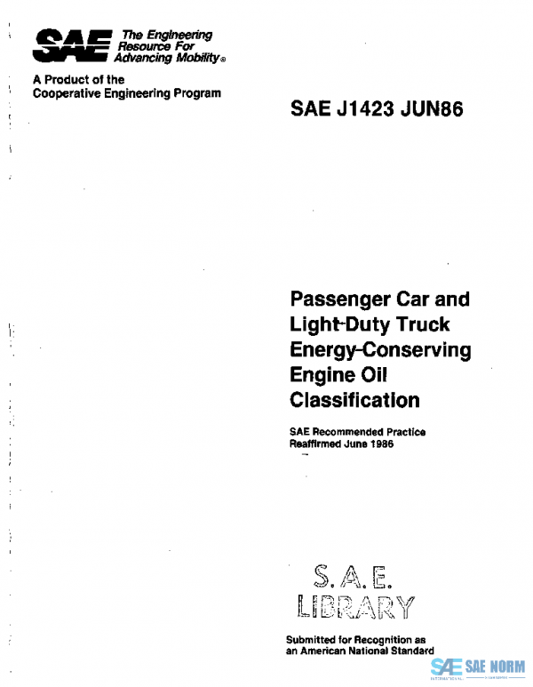 SAE J1423_198606 PDF SAE J1423_198606 PDF