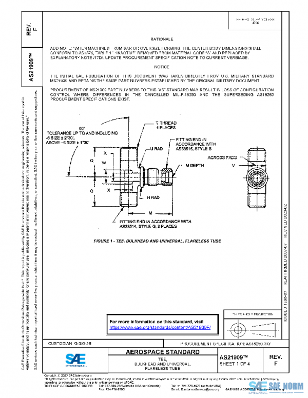 SAE AS21909F PDF