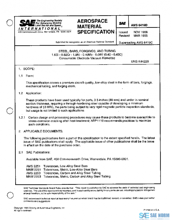 SAE AMS6419D PDF