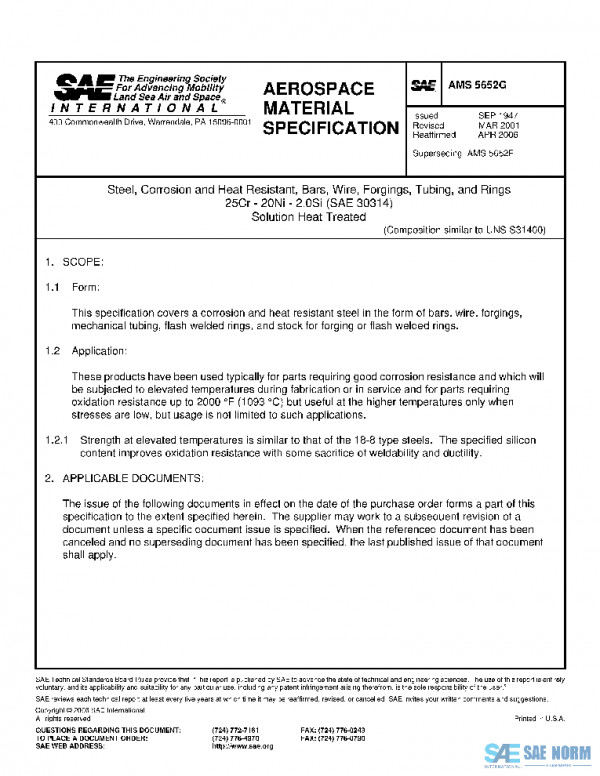 SAE AMS5652G PDF