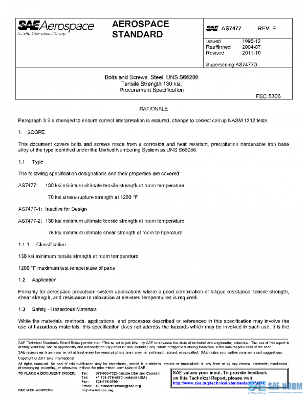 SAE AS7477E PDF