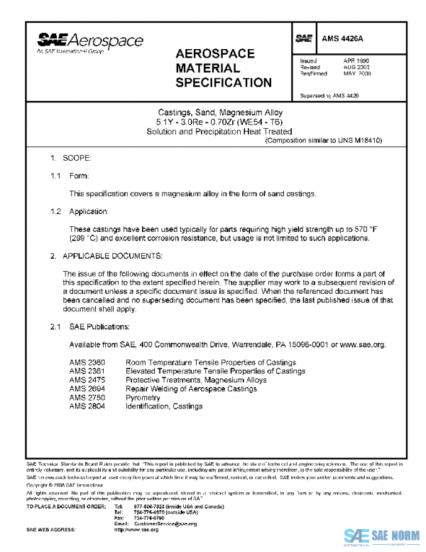 SAE AMS4426A PDF