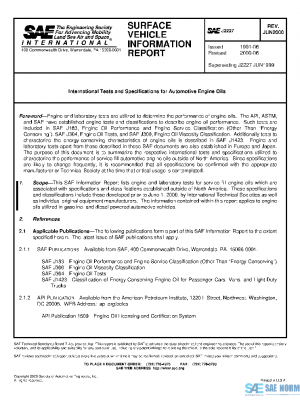 SAE J2227_200006 PDF