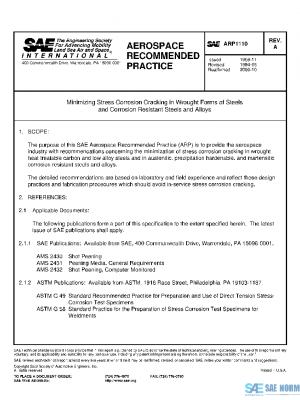 SAE ARP1110A PDF