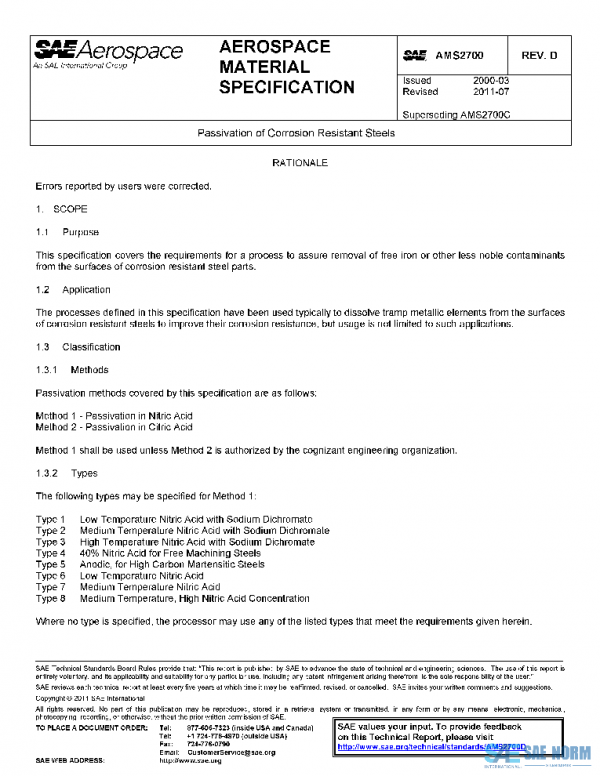 SAE AMS2700D PDF