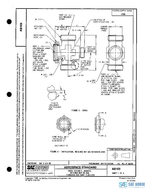 SAE AS103 PDF
