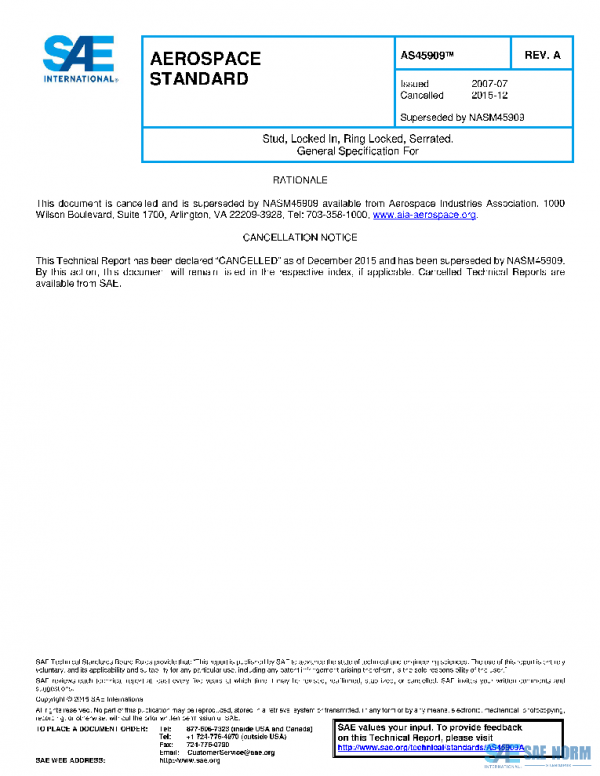 SAE AS45909A PDF