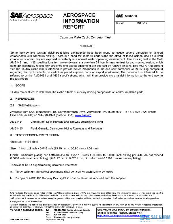 SAE AIR6130 PDF