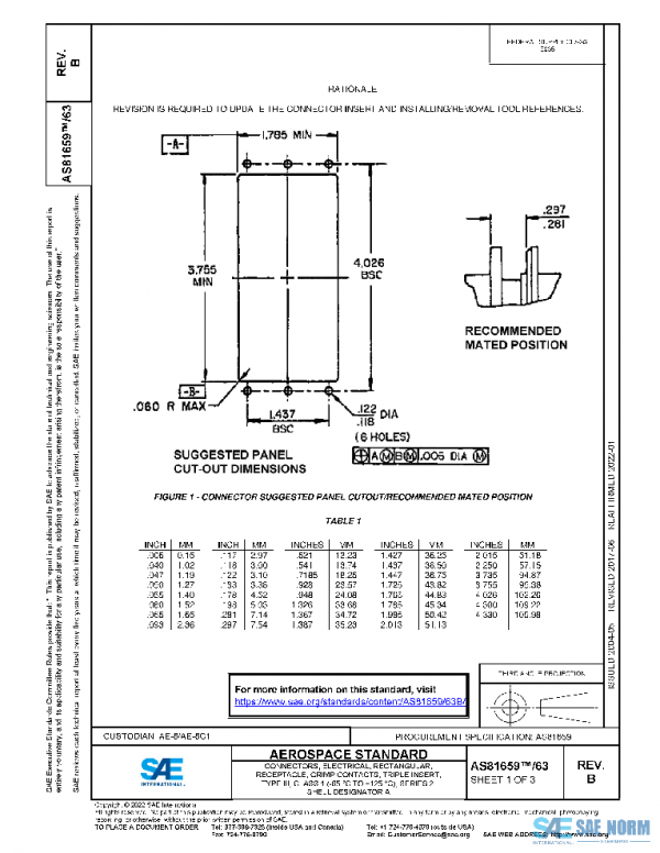 SAE AS81659/63B PDF SAE AS81659/63B PDF