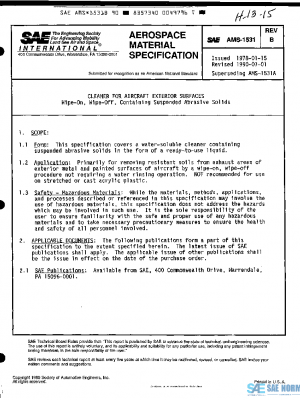 SAE AMS1531B PDF