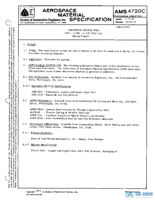 SAE AMS4720C PDF