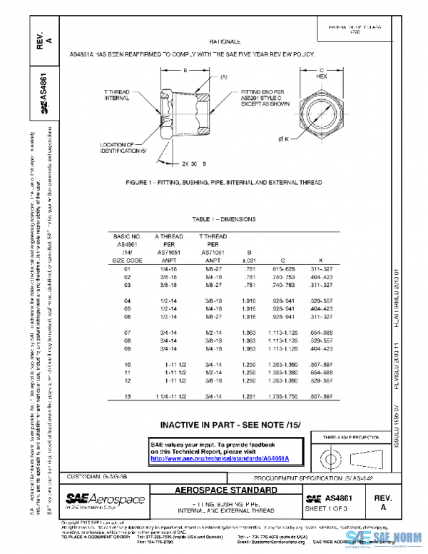 SAE AS4861A PDF SAE AS4861A PDF