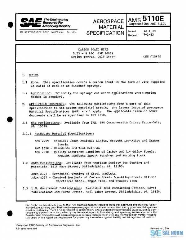 SAE AMS5110E PDF