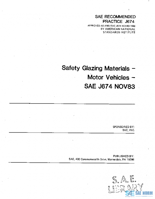 SAE J674_198311 PDF