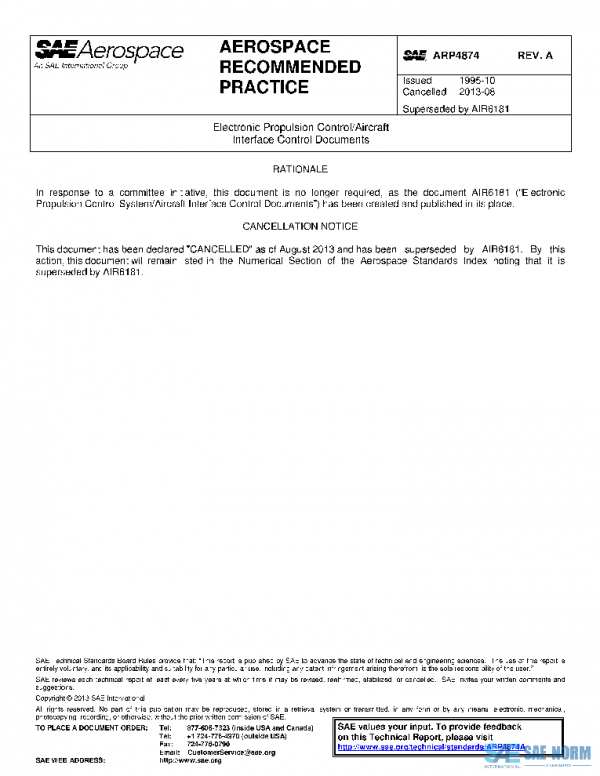 SAE ARP4874A PDF