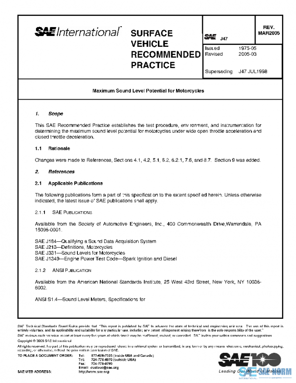 SAE J47_200503 PDF