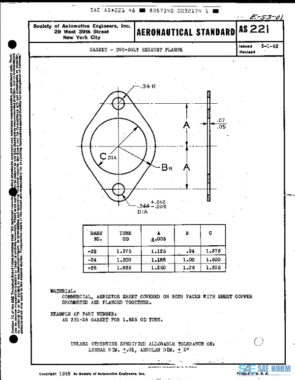 SAE AS221 PDF