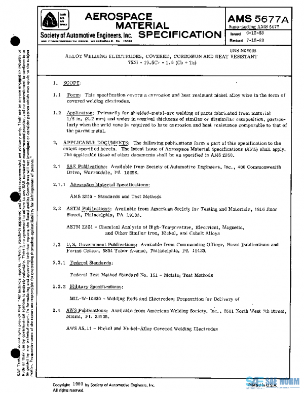 SAE AMS5677A PDF