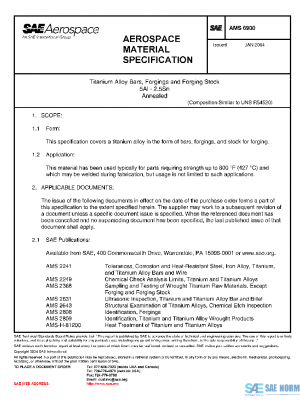 SAE AMS6900 PDF