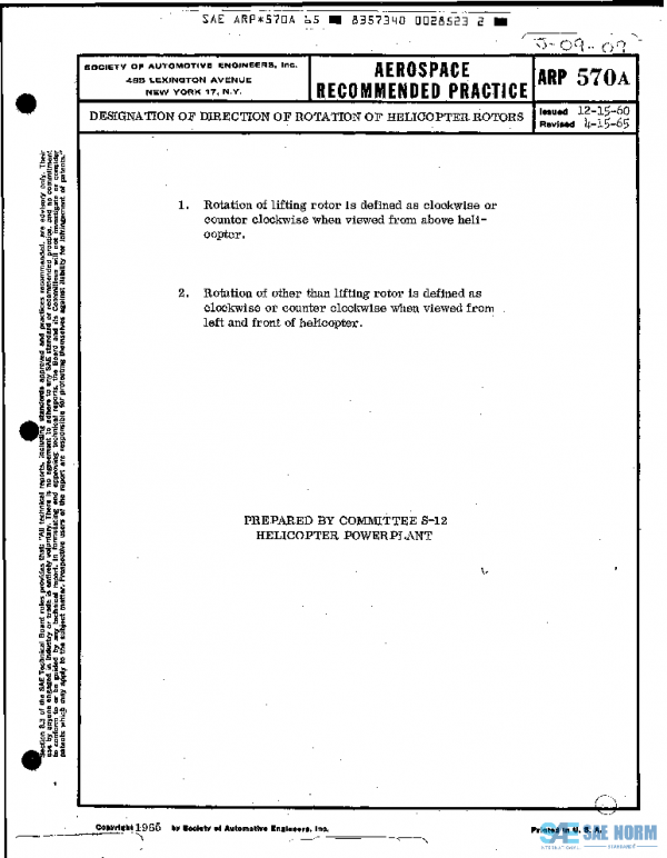 SAE ARP570A PDF SAE ARP570A PDF