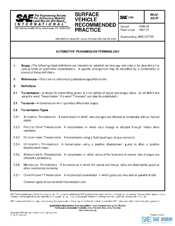 SAE J645_199707 PDF
