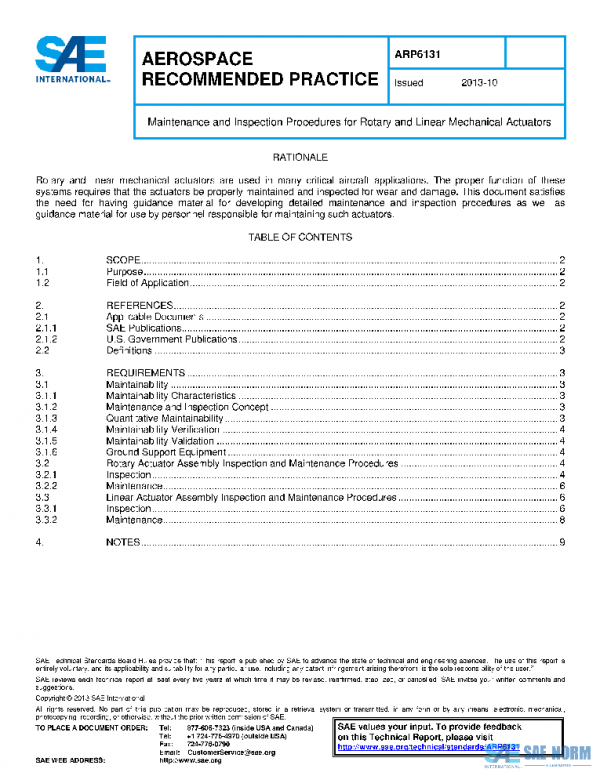 SAE ARP6131 PDF