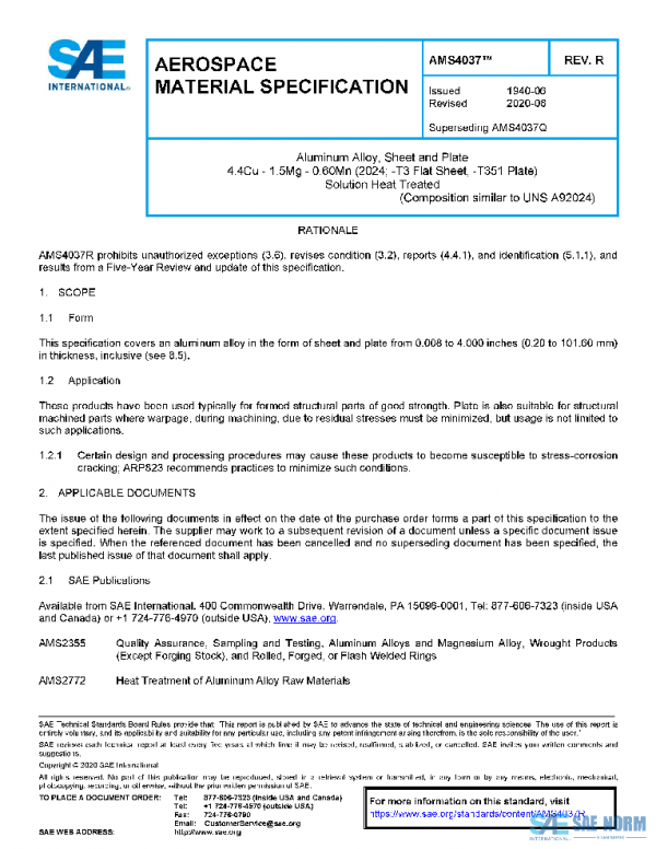 SAE AMS4037R PDF