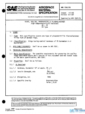 SAE AMS7261/1B PDF