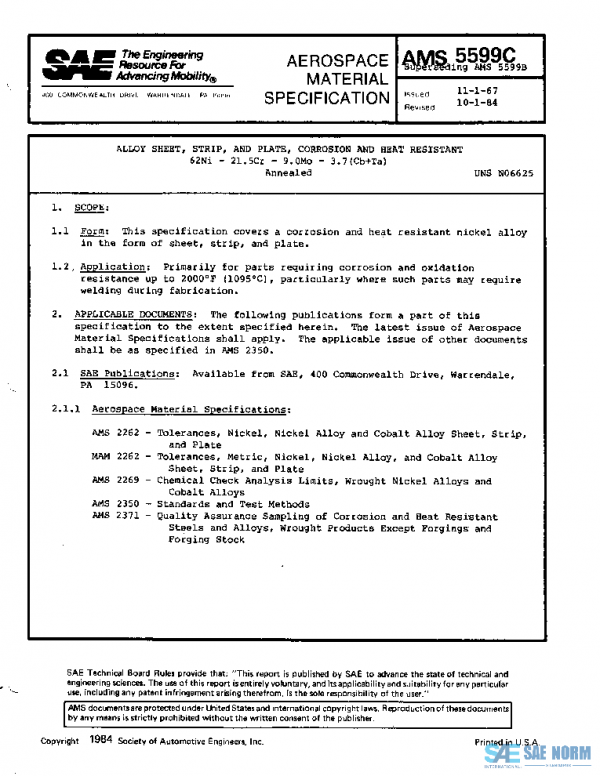 SAE AMS5599C PDF