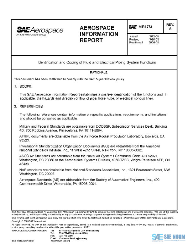 SAE AIR1273A PDF