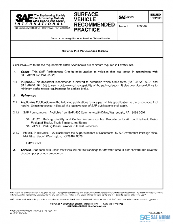 SAE J2503_200009 PDF